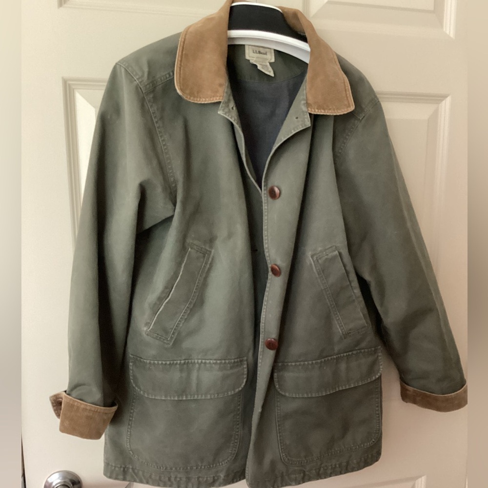 LL Bean Women’s Barn Chore Jacket Size Large